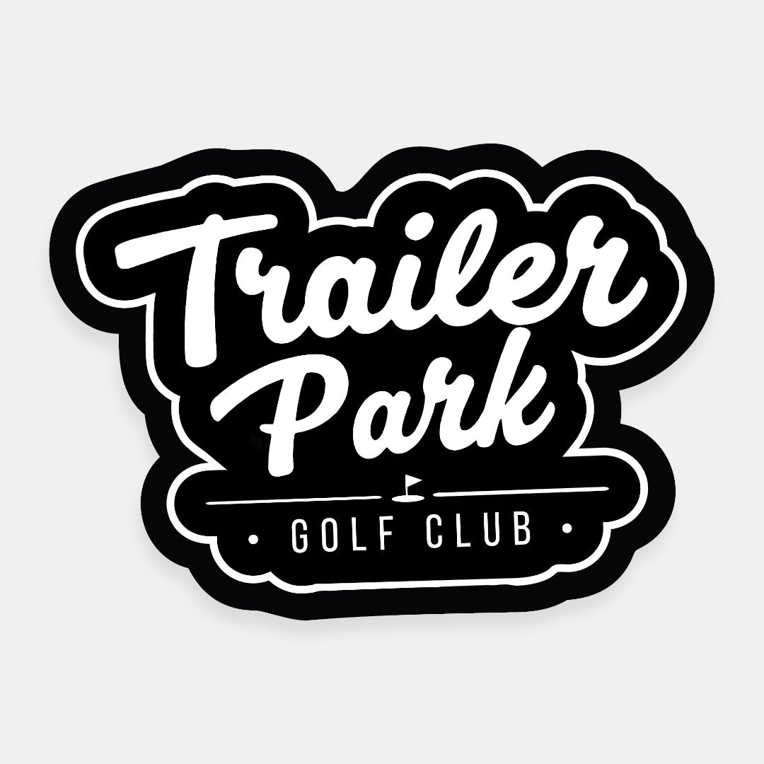TPGC LOGO STICKER Trailer Park Golf Club
