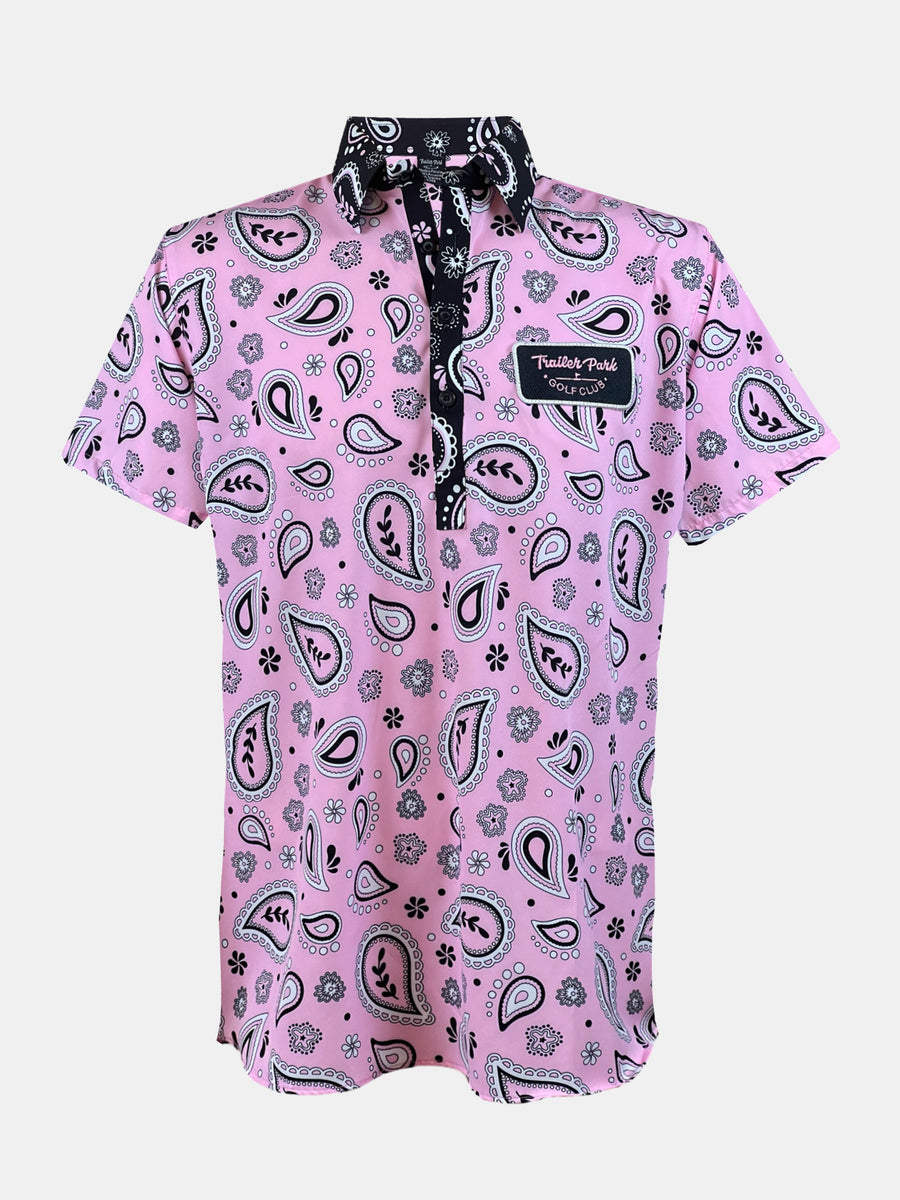 POLO PINK PAISLEY Trailer Park Golf Club