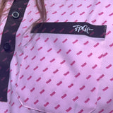 CLASSY POLO - TRASH PINK/BLACK