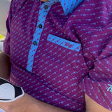 CLASSY POLO - AR15 PURPLE/BLUE