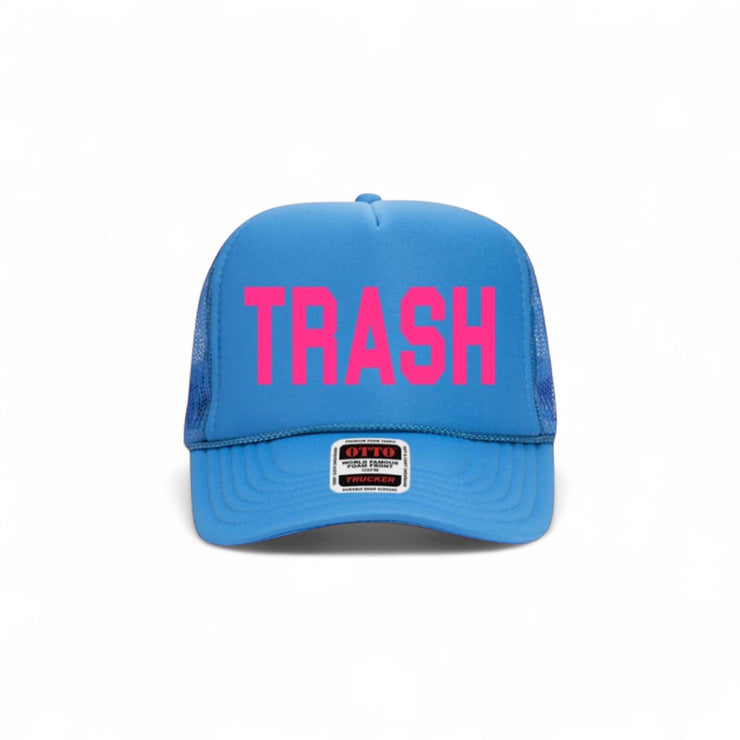 FOAM TRUCKER - TRASH - ELECTRIC BLUE/PINK