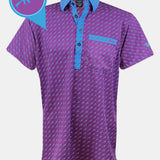 CLASSY POLO - AR15 PURPLE/BLUE
