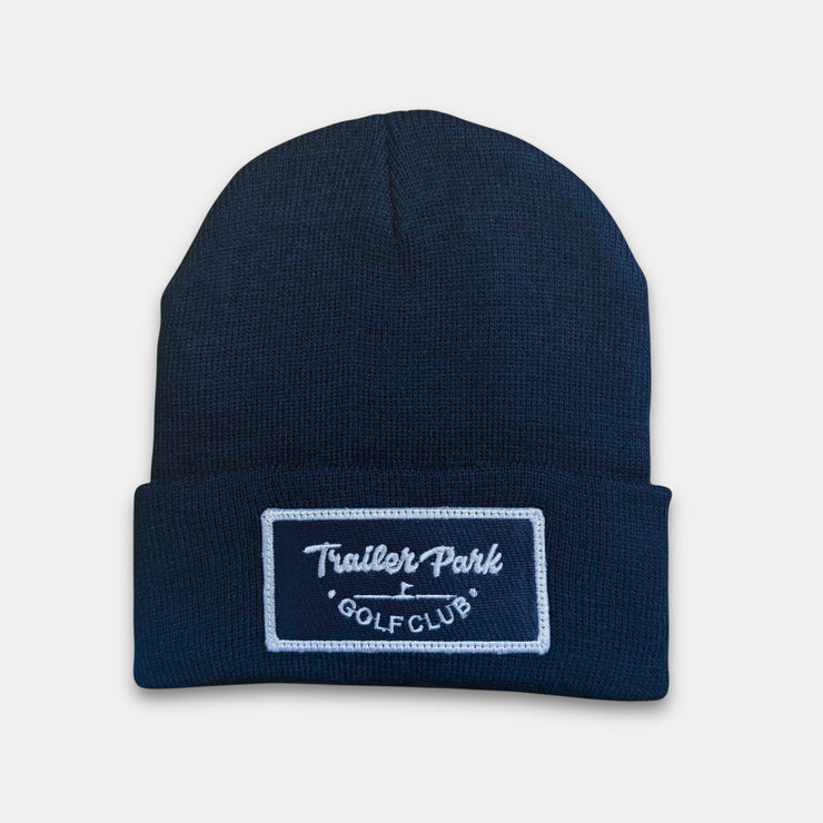 BEANIE - NAVY/WHITE