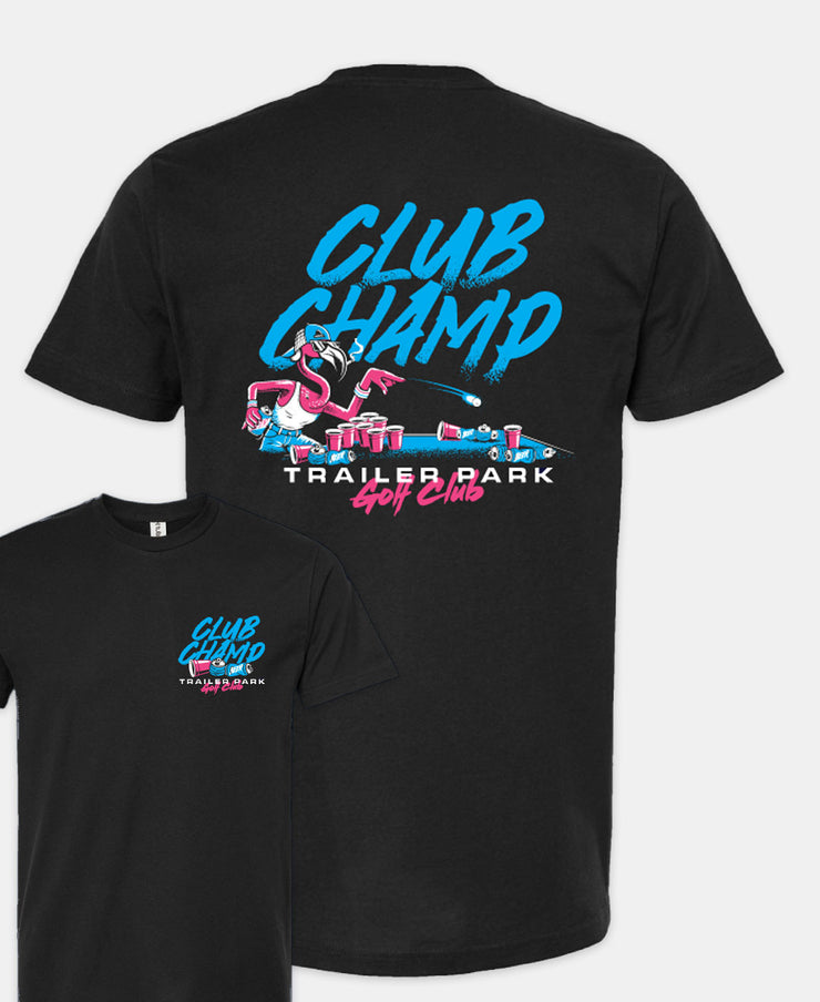 T-SHIRT - CLUB CHAMP - BLACK