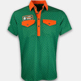 BIG & TALL - ST. PADDY'S POLO - MIGHT BE A CRACKHEAD