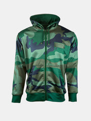 PREMIUM HOODIE - WOODLAND CAMO