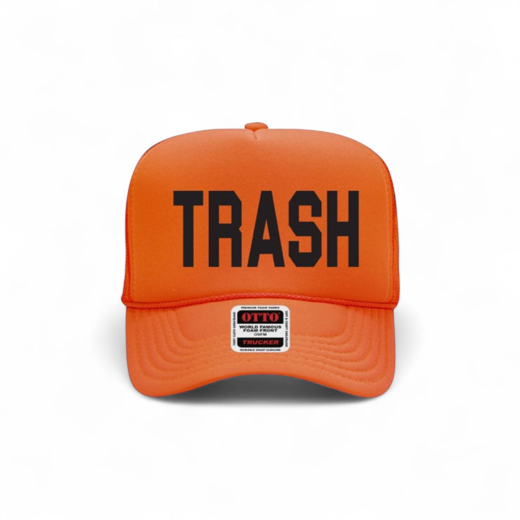 FOAM TRUCKER - TRASH - HUNTER ORANGE/BLACK