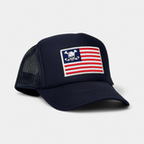 SKULL FLAG TRUCKER — Foam Trucker — Camouflage