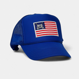 TRAILER FLAG TRUCKER — Foam Trucker — Royal Blue