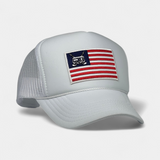 TRAILER FLAG TRUCKER — Foam Trucker — White