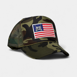 TRAILER FLAG TRUCKER — Foam Trucker — Camouflage
