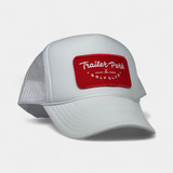 RED PATCH TRUCKER — Foam Trucker — Silver
