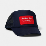 RED PATCH TRUCKER — Foam Trucker — Navy