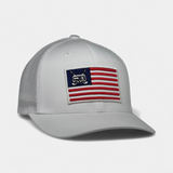 TRAILER FLAG TRUCKER — Flexfit — Silver