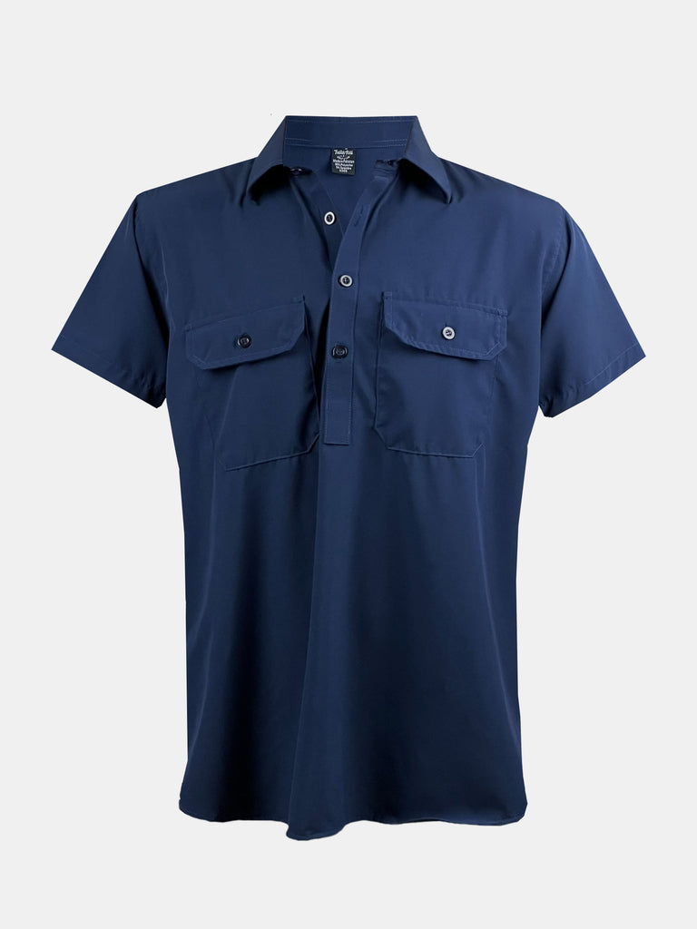 BLANK POLO NAVY – Trailer Park Golf Club