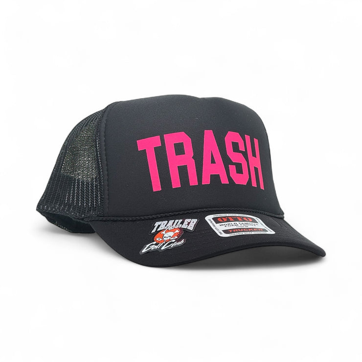 FOAM TRUCKER - TRASH - BLACK/PINK