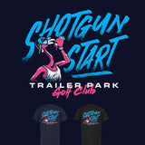 T-SHIRT - SHOTGUN START - NAVY