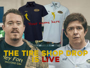 THE TIRE SHOP - NAVY - PERSONALIZED POLO
