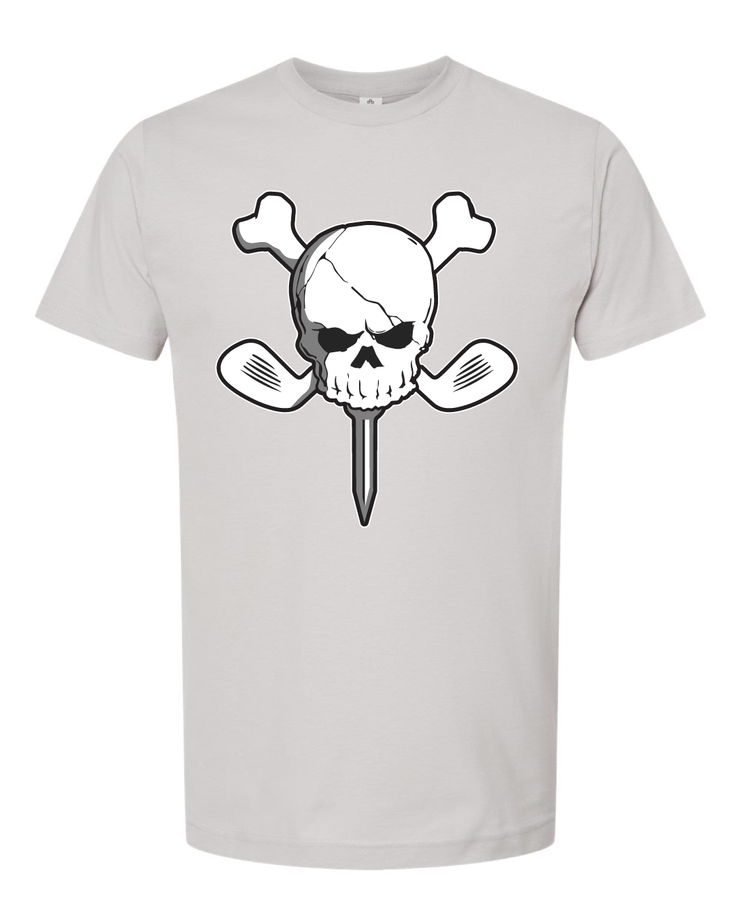 SKULL & BONES TEE - SILVER