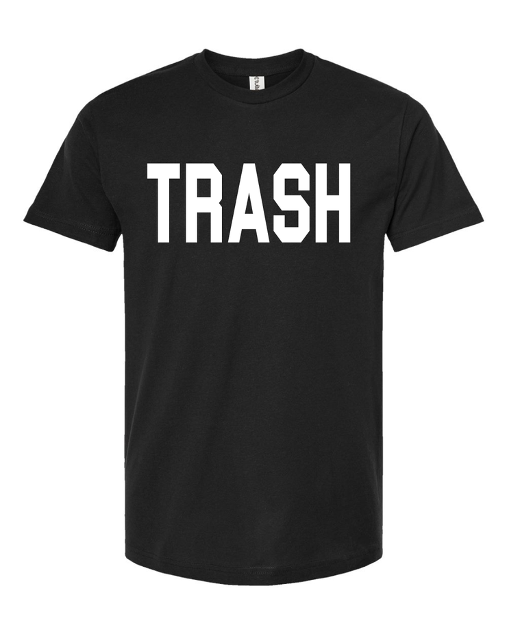 TRASH TEE - BLACK/WHITE