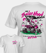 T-SHIRT - TRAILERHOOD WATCH - WHITE