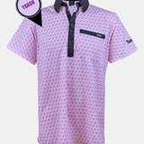 CLASSY POLO - TRASH PINK/BLACK