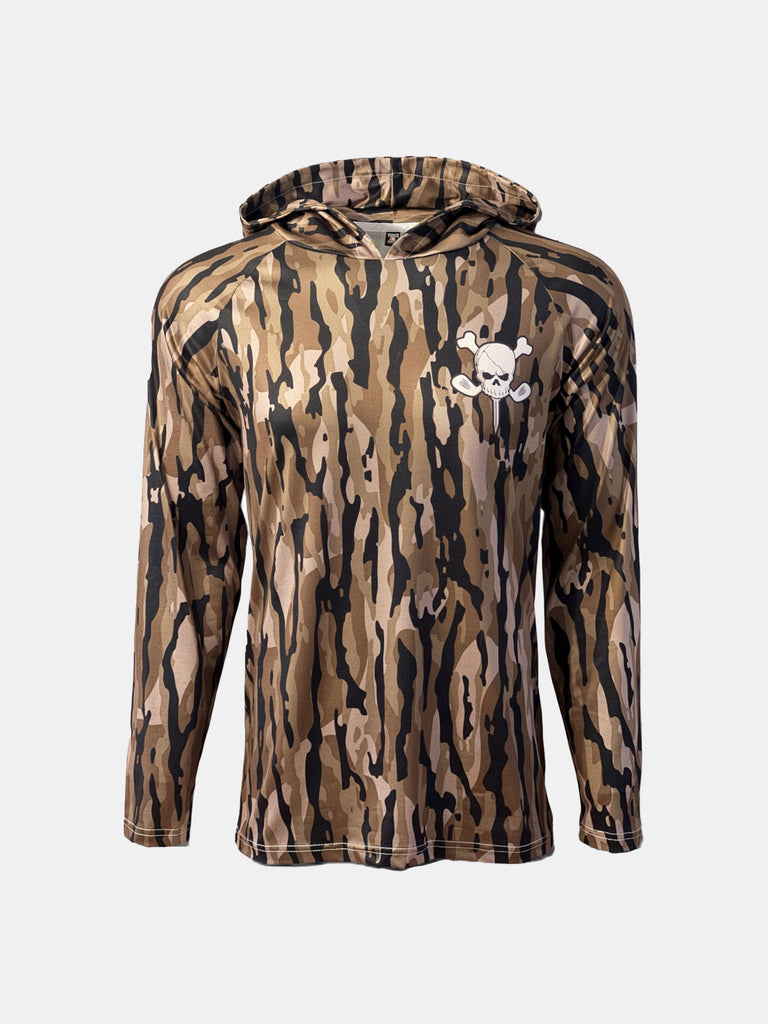 LIGHTWEIGHT PERFORMANCE HOODIE - TREEBARK CAMO – Trailer Park Golf
