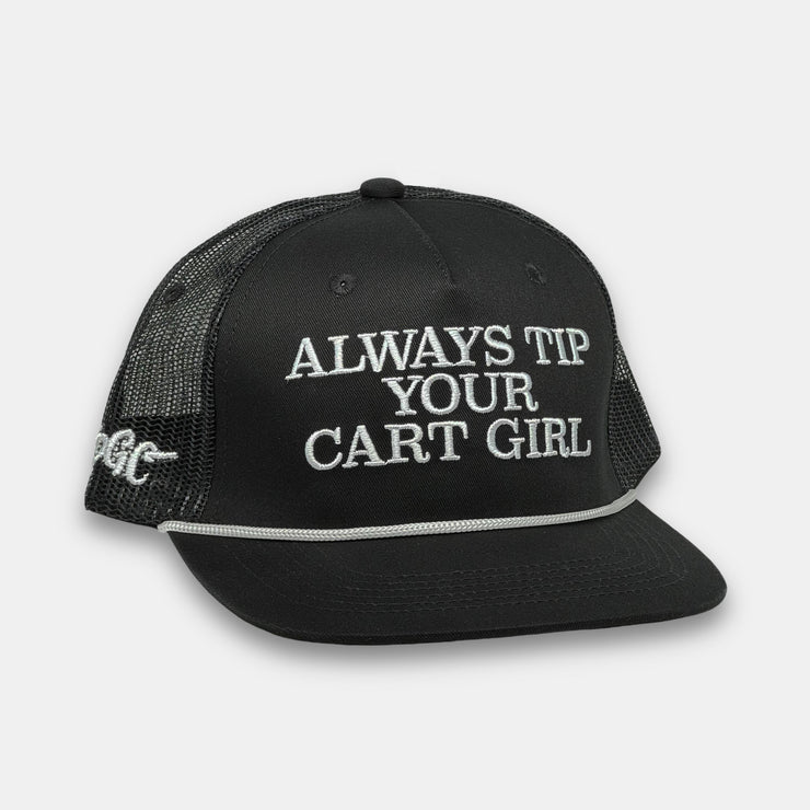 CART GIRL TRUCKER - BLACK/WHITE