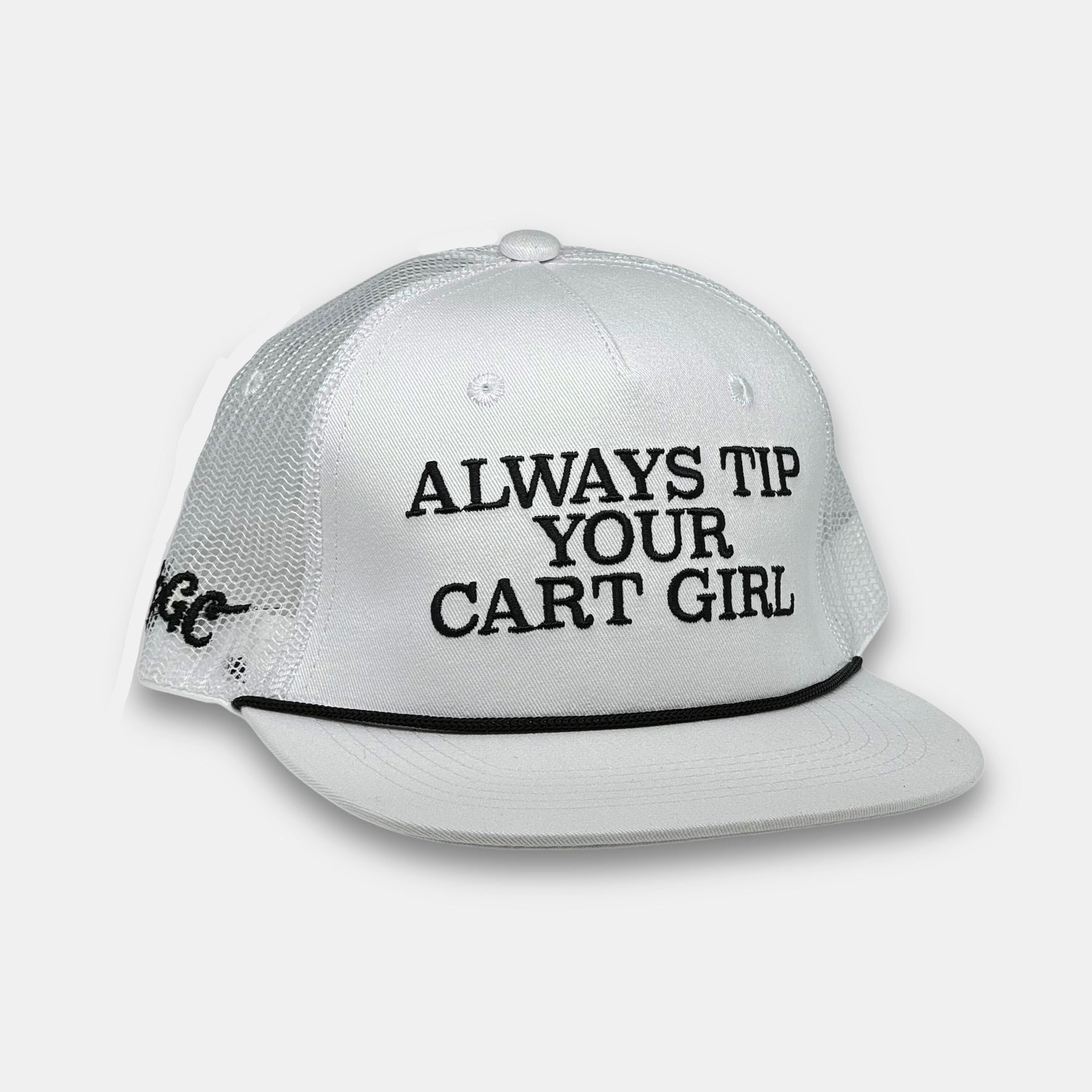 CART GIRL TRUCKER WHITE/BLACK Trailer Park Golf Club