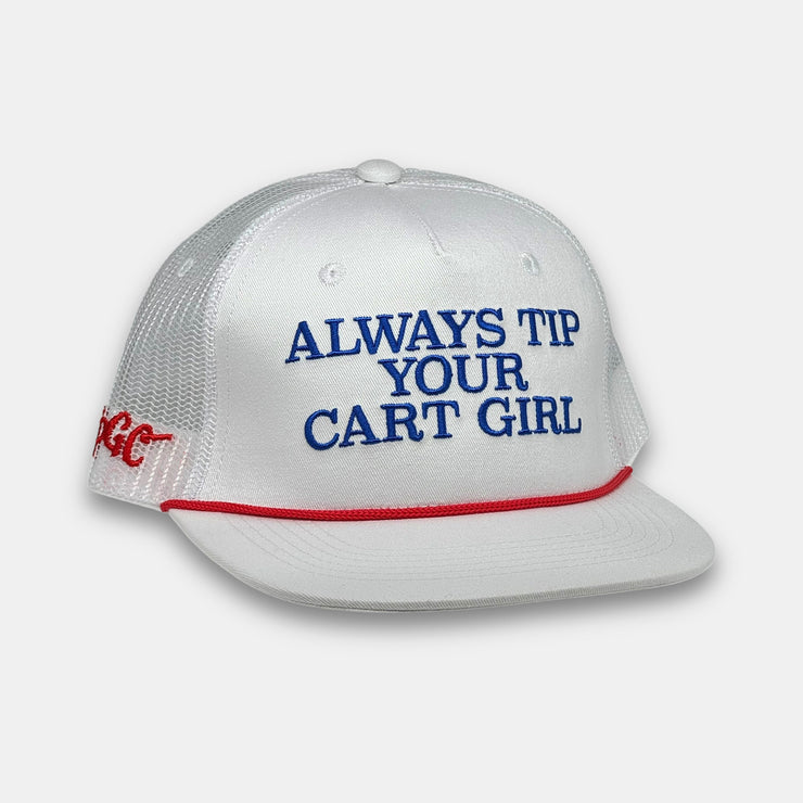 CART GIRL TRUCKER - WHITE/BLUE