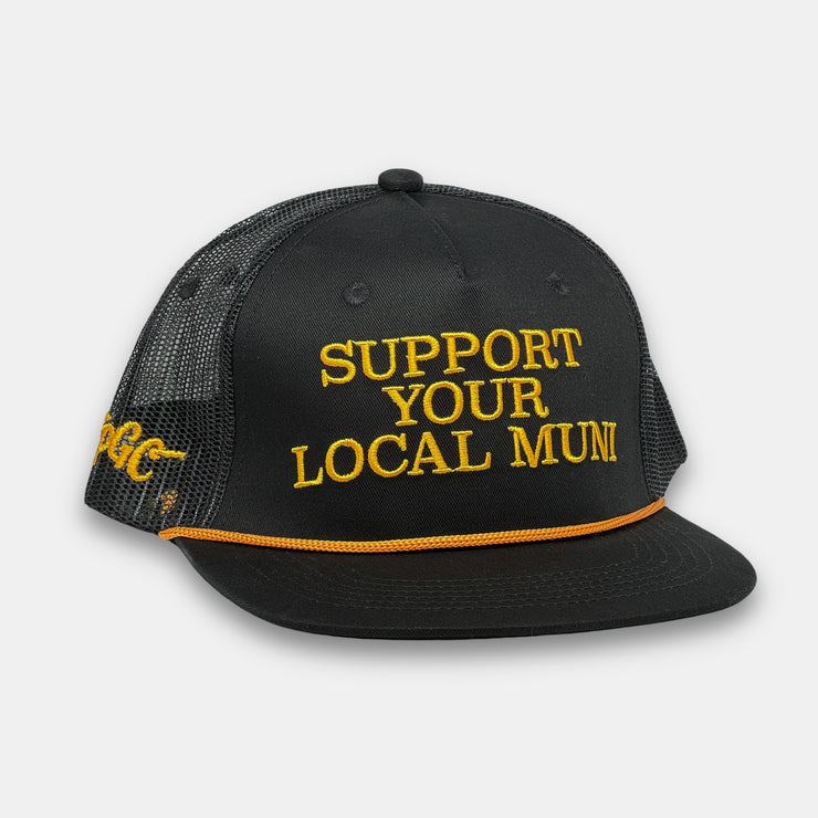 MUNI TRUCKER - BLACK/YELLOW