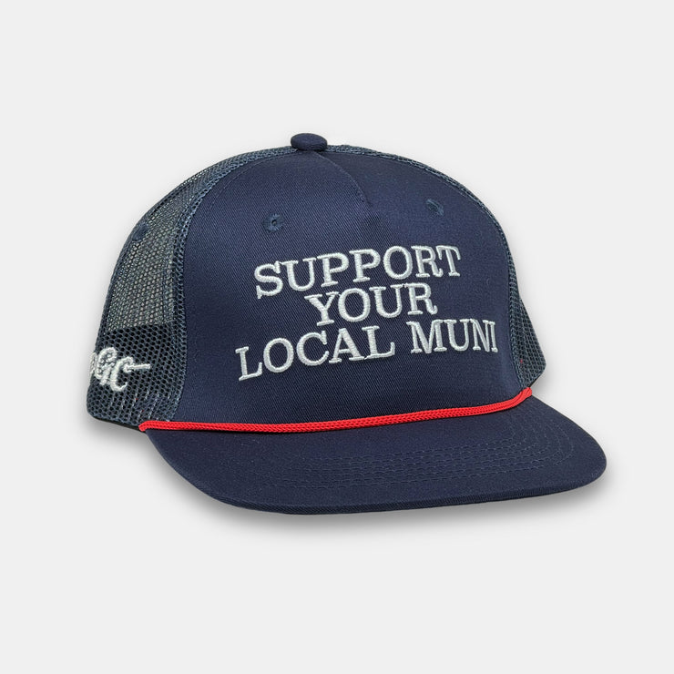 MUNI TRUCKER - NAVY/WHITE