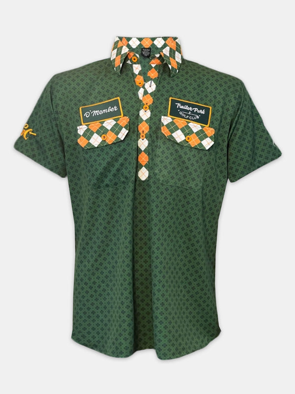 ST. PADDY'S DRINKIN' POLO - SHAMROCKS