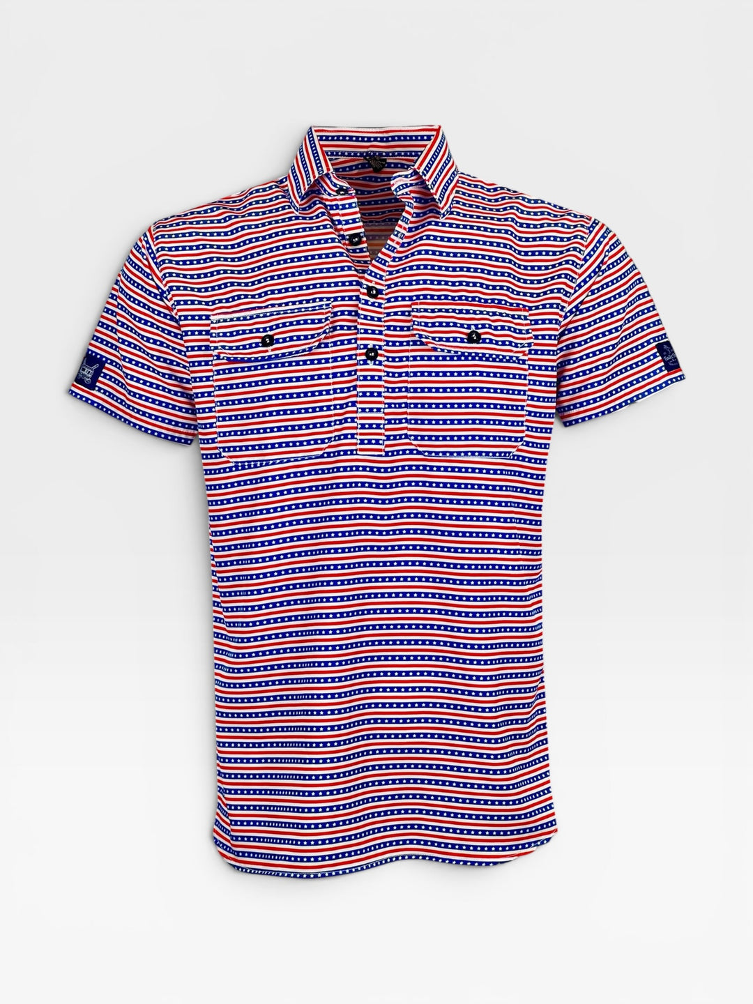 POLO - STAR SPANGLED STRIPES – Trailer Park Golf Club