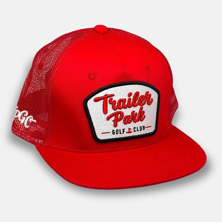 PATCH TRUCKER - RED/WHITE