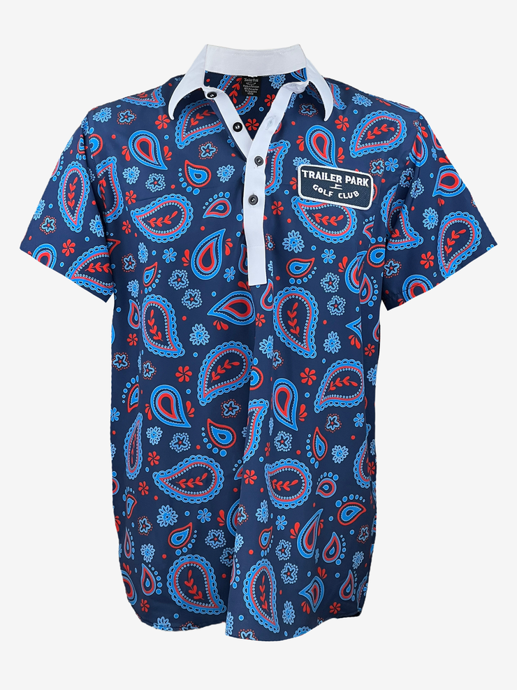 POLO - TENNESSEE BANDANA – Trailer Park Golf Club POLO - TENNESSEE BANDANA – Trailer Park Golf Club